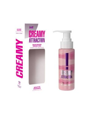 Зволожувальний крем-гель 2в1 Intt Creamy Attraction Seduction 100мл з афродизіаком, унісекс