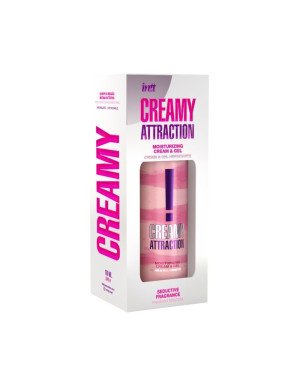 Зволожувальний крем-гель 2в1 Intt Creamy Attraction Seduction 100мл з афродизіаком, унісекс