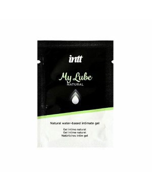 Пробник лубриканта на водній основі Intt My Lube Natural, 2 мл