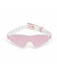 Шкіряна маска на очі Liebe Seele White & Pink Fairy Goat Leather Blindfold