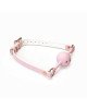 Кляп Liebe Seele White & Pink Fairy Goat Leather Ball Gag Кляп Liebe Seele White & Pink Fairy Goat Leather Ball Gag
