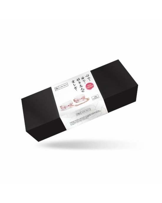 Наручники Liebe Seele White & Pink Fairy Goat Leather Hand Cuffs Наручники Liebe Seele White & Pink Fairy Goat Leather Hand Cuffs