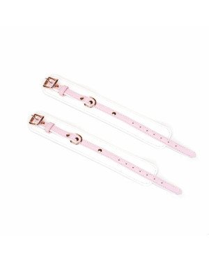 Поножі Liebe Seele White & Pink Fairy Leather Ankle Cuffs Поножі Liebe Seele White & Pink Fairy Leather Ankle Cuffs