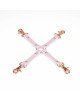 Хрестовина Liebe Seele White & Pink Leather Hogtie Хрестовина Liebe Seele White & Pink Leather Hogtie
