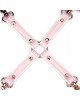 Хрестовина Liebe Seele White & Pink Leather Hogtie Хрестовина Liebe Seele White & Pink Leather Hogtie