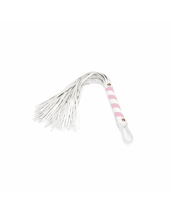Флогер Liebe Seele White & Pink Leather Flogger Флогер Liebe Seele White & Pink Leather Flogger