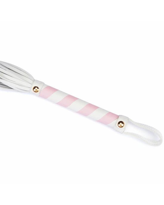 Флогер Liebe Seele White & Pink Leather Flogger Флогер Liebe Seele White & Pink Leather Flogger