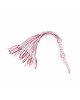 Флогер Liebe Seele White & Pink Leather Whip Флогер Liebe Seele White & Pink Leather Whip
