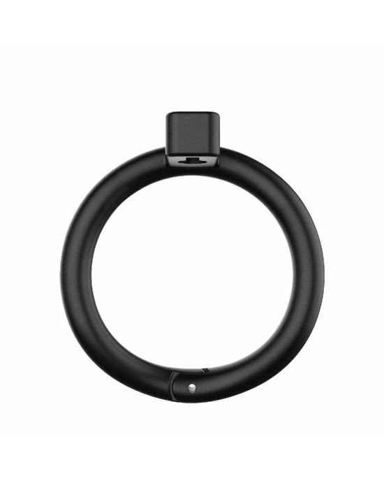 Клітка для пеніса LOCKINK SEVANDA Plastic Penis Chastity Cage, чорна, 3 кільця різних розмірів