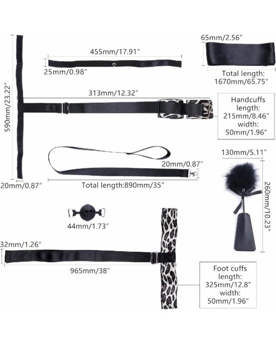 БДСМ-набір LOCKINK YEAHWOW Armbinder Restraint Set Black БДСМ-набір LOCKINK YEAHWOW Armbinder Restraint Set Black