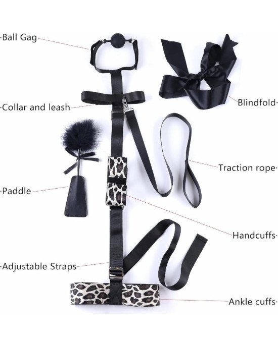 БДСМ-набір LOCKINK YEAHWOW Armbinder Restraint Set Black БДСМ-набір LOCKINK YEAHWOW Armbinder Restraint Set Black