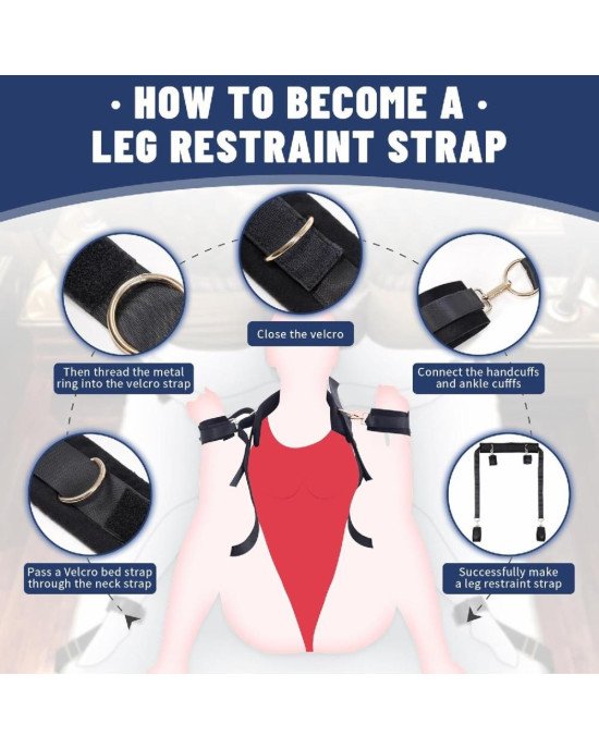 БДСМ-набір LOCKINK YEAHWOW Bed Restraint set БДСМ-набір LOCKINK YEAHWOW Bed Restraint set