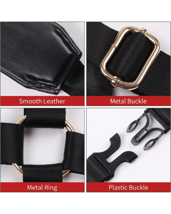 БДСМ-набір LOCKINK YEAHWOW Black Doggy Style Saddle set БДСМ-набір LOCKINK YEAHWOW Black Doggy Style Saddle set