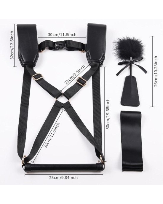 БДСМ-набір LOCKINK YEAHWOW Black Doggy Style Saddle set БДСМ-набір LOCKINK YEAHWOW Black Doggy Style Saddle set