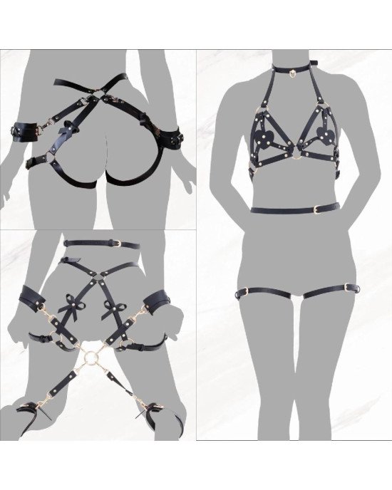 БДСМ-набір LOCKINK YEAHWOW Forced Nadu pose correction set