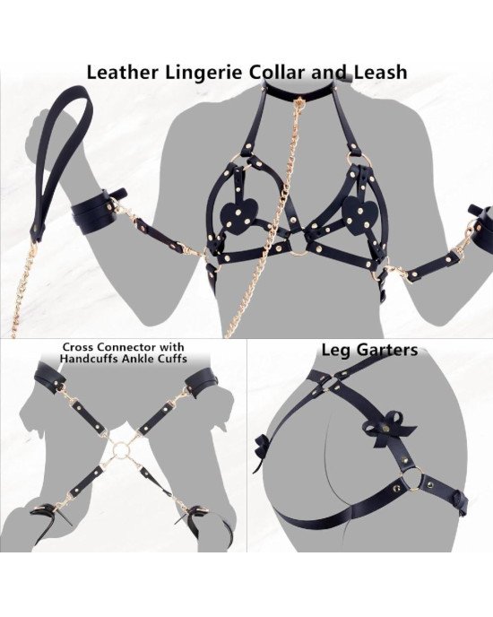 БДСМ-набір LOCKINK YEAHWOW Forced Nadu pose correction set