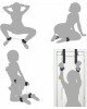 БДСМ-набір LOCKINK YEAHWOW Door Swing & Leg Spreader Bondage set