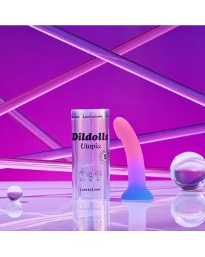 Дилдо з кольоровим градієнтом Love To Love DILDOLLS - UTOPIA S ультрам'який