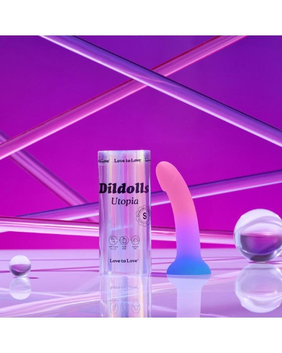 Дилдо з кольоровим градієнтом Love To Love DILDOLLS - UTOPIA S ультрам'який