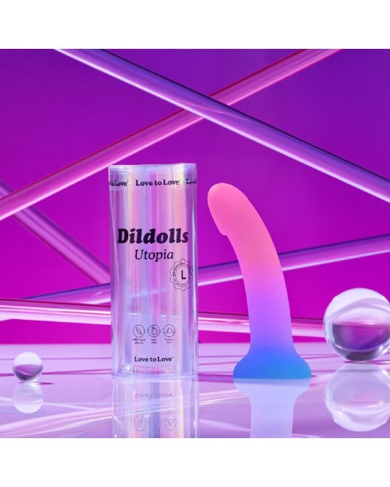 Дилдо з кольоровим градієнтом Love To Love DILDOLLS - UTOPIA L ультрам'який Дилдо з кольоровим градієнтом Love To Love DILDOLLS - UTOPIA L ультрам'який