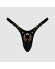 Трусики для страпона Strap-On-Me Leatherette Harness Fabulous - One Size - Black Glossy Трусики для страпона Strap-On-Me Leatherette Harness Fabulous - One Size - Black Glossy