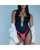 Трусики для страпона Strap-On-Me Leatherette Harness Fabulous - One Size - Red Glossy Трусики для страпона Strap-On-Me Leatherette Harness Fabulous - One Size - Red Glossy