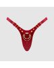 Трусики для страпона Strap-On-Me Leatherette Harness Fabulous - One Size - Red Glossy Трусики для страпона Strap-On-Me Leatherette Harness Fabulous - One Size - Red Glossy