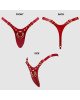 Трусики для страпона Strap-On-Me Leatherette Harness Fabulous - One Size - Red Glossy Трусики для страпона Strap-On-Me Leatherette Harness Fabulous - One Size - Red Glossy