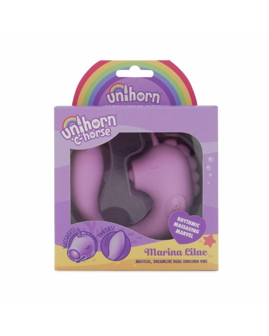 Вібратор-єдиноріжка Unihorn - C Horse - Marina Lilac, вагінально-кліторальна стимуляція Вібратор-єдиноріжка Unihorn - C Horse - Marina Lilac, вагінально-кліторальна стимуляція