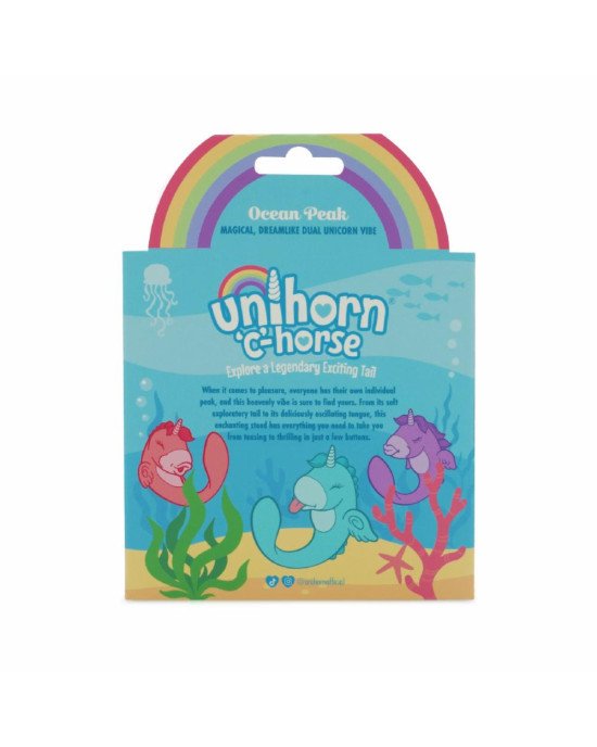Вібратор-єдиноріжка Unihorn - C Horse - Ocean Peak, вагінально-кліторальна стимуляція