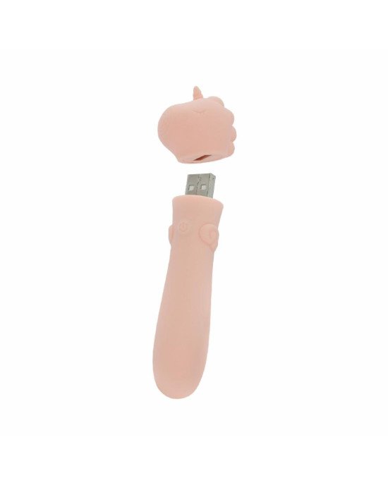 Вібратор-єдиноріжка Unihorn USB Bullet - Heart Throb, віброкуля, USB-зарядка Вібратор-єдиноріжка Unihorn USB Bullet - Heart Throb, віброкуля, USB-зарядка