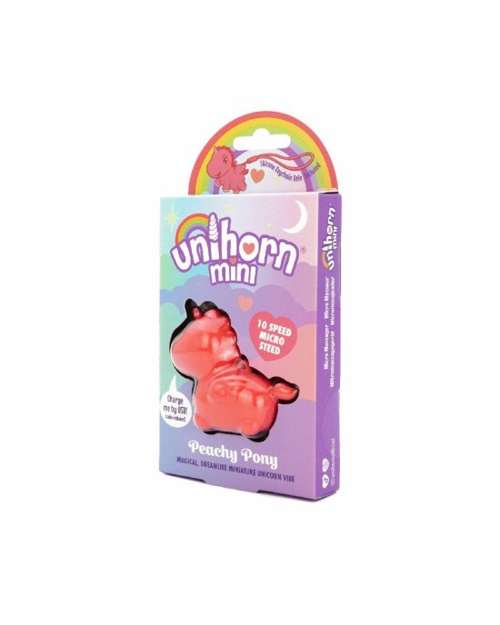 Вібратор-єдиноріжка Unihorn Mini - Peachy Pony, брелок з вібрацією Вібратор-єдиноріжка Unihorn Mini - Peachy Pony, брелок з вібрацією