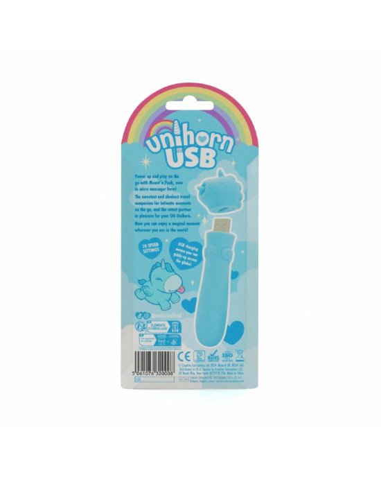 Вібратор-єдиноріжка Unihorn USB Bullet - Mount'n Peak, віброкуля, USB-зарядка Вібратор-єдиноріжка Unihorn USB Bullet - Mount'n Peak, віброкуля, USB-зарядка