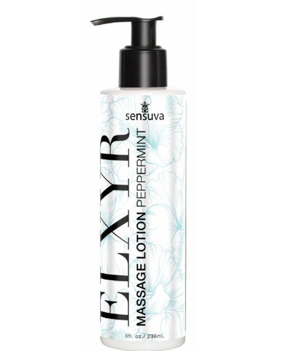 Лосьйон для масажу ніг та ступень Sensuva ELXYR Massage Lotion Peppermint (236 мл) Лосьйон для масажу ніг та ступень Sensuva ELXYR Massage Lotion Peppermint (236 мл)