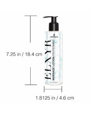 Лосьйон для масажу ніг та ступень Sensuva ELXYR Massage Lotion Peppermint (236 мл) Лосьйон для масажу ніг та ступень Sensuva ELXYR Massage Lotion Peppermint (236 мл)