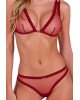Комплект Passion BELISSANA SET burgundy L Комплект Passion BELISSANA SET burgundy L