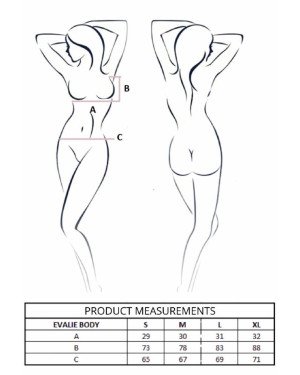 Боді Passion EVALIE BODY white M Боді Passion EVALIE BODY white M