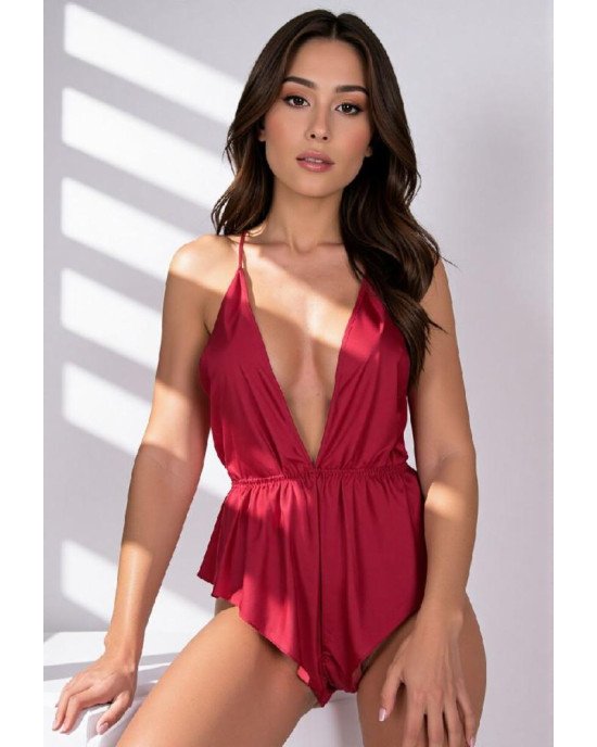 Боді Passion SENSIE BODY burgundy XL Боді Passion SENSIE BODY burgundy XL