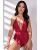 Боді Passion SENSIE BODY burgundy XL Боді Passion SENSIE BODY burgundy XL