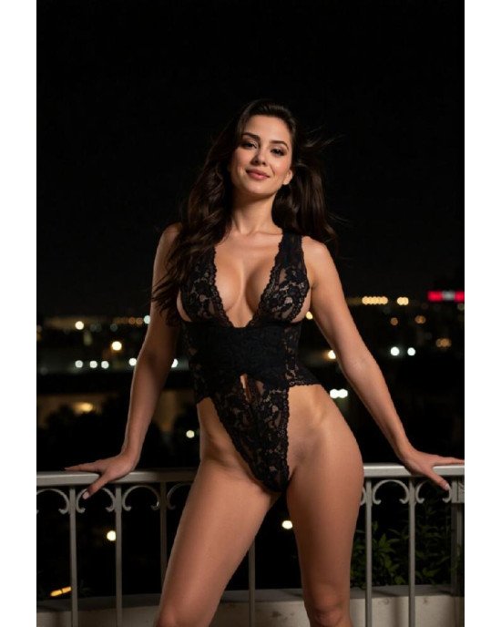 Боді Passion VELMORE BODY black L
