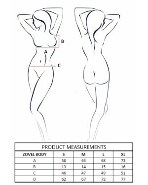 Боді Passion ZOVEL BODY light grey M Боді Passion ZOVEL BODY light grey M