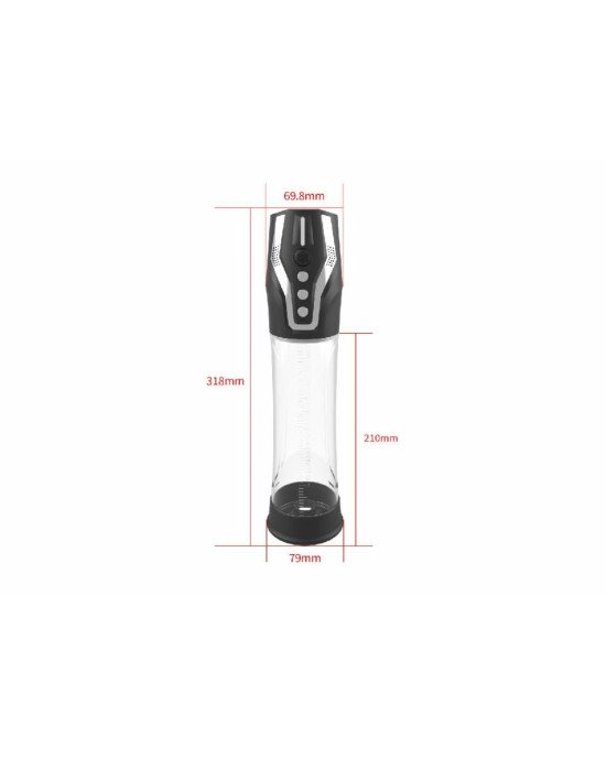 Автоматична вакуумна помпа Men Powerup Passion Pump Автоматична вакуумна помпа Men Powerup Passion Pump