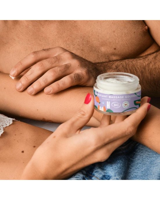 Масажна олія-лубрикант з ароматом та смаком фундука Goliate Couple Gourmand Noisette 50 мл Масажна олія-лубрикант з ароматом та смаком фундука Goliate Couple Gourmand Noisette 50 мл