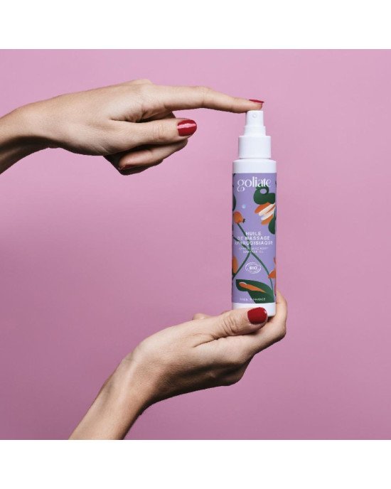 Масажна олія Goliate Huile De Massage Aphrodisiaque 100 мл, органічна, зігрівальний ефект Масажна олія Goliate Huile De Massage Aphrodisiaque 100 мл, органічна, зігрівальний ефект