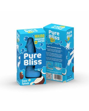 Ароматне мило пікантної форми Pure Bliss Blue Coco Splash (Кокосове молоко) 15 см