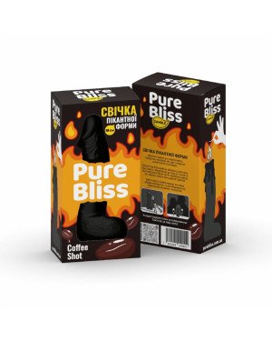 Ароматна свічка пікантної форми Pure Bliss Black Coffee Shot (Кава) 18 см Ароматна свічка пікантної форми Pure Bliss Black Coffee Shot (Кава) 18 см