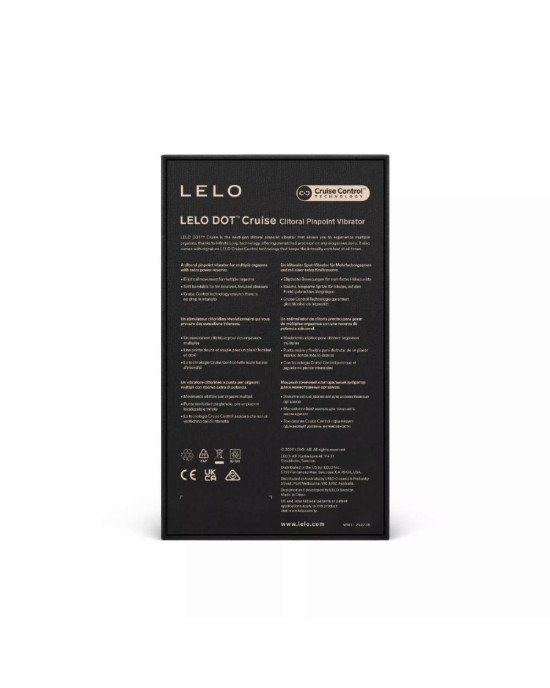 Кліторальний вібратор LELO DOT Cruise Peach Please, точкова стимуляція, технологія Infinite Loop