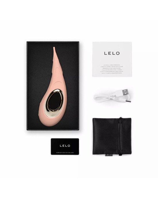 Кліторальний вібратор LELO DOT Cruise Peach Please, точкова стимуляція, технологія Infinite Loop