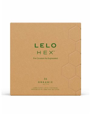 Презервативи LELO HEX Condoms Organic 36 Pack, тонкі та суперміцні