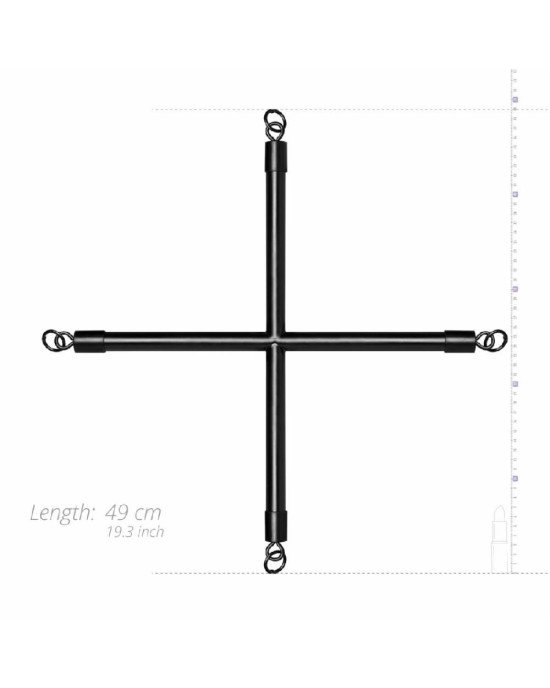 Хрестовина Bedroom Fantasies Hog Tie Cross Bar With Cuffs Хрестовина Bedroom Fantasies Hog Tie Cross Bar With Cuffs